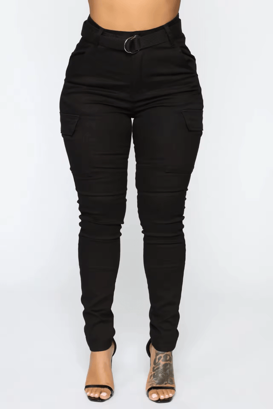 Women Casual Cargo Pant with side pockets