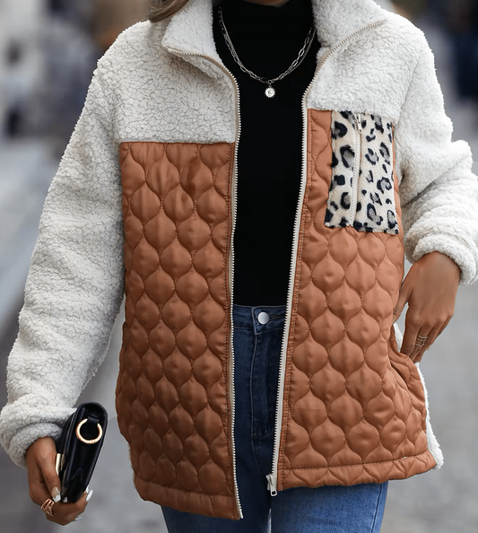 Women Faux Fur Puffed Jacket - Saifym